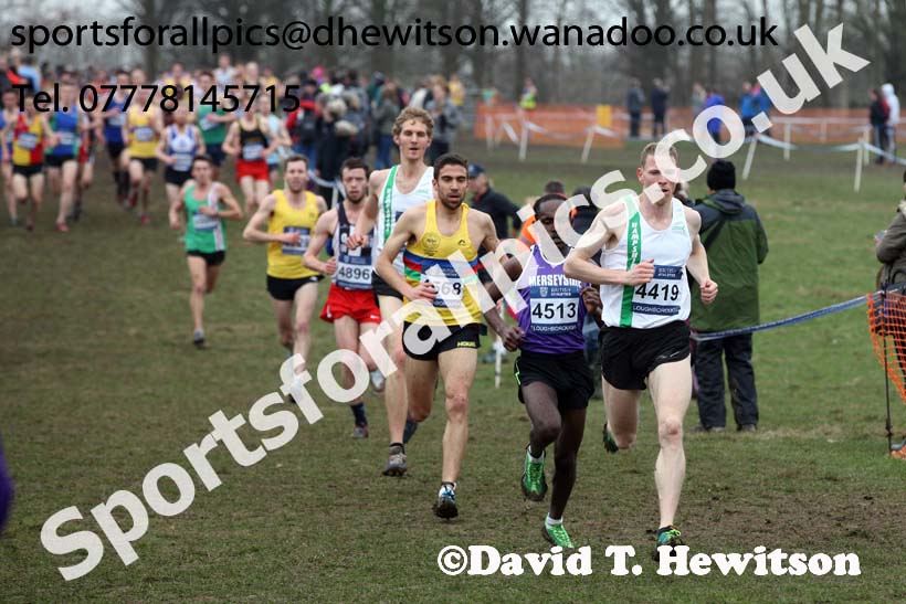 Senior mens Inter Counties Cross Country, Prestwold Hall, Loughborough. Photo: David T. Hewitson/Sports for All Pics